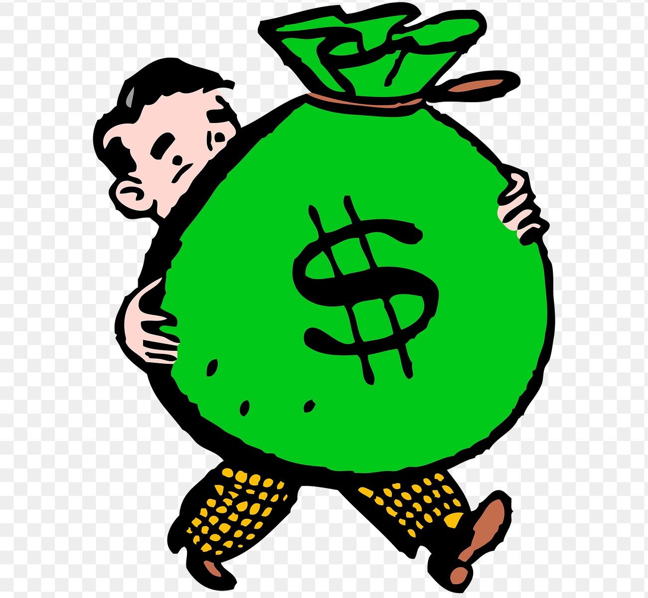 Money bag png sticker, transparent