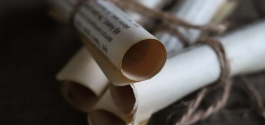 tied scrolls